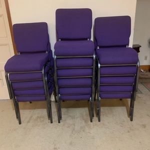 150 Stack Church Chairs $30 each excellent cond